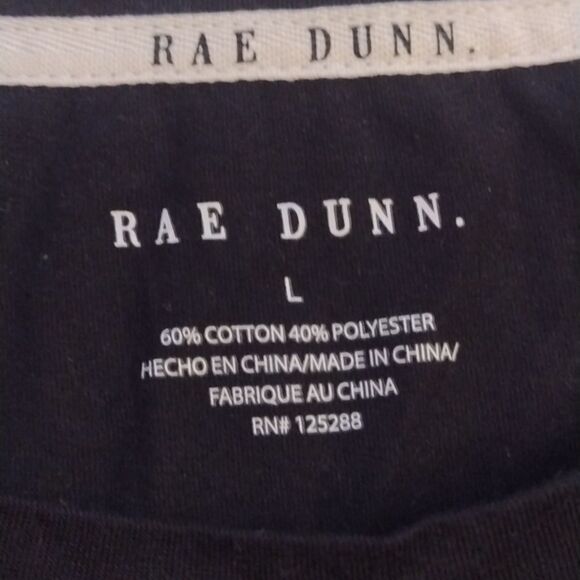 NWT Rae Dunn Halloween Set Momster long sleeve top and pumpkin socks size L - Picture 3 of 11